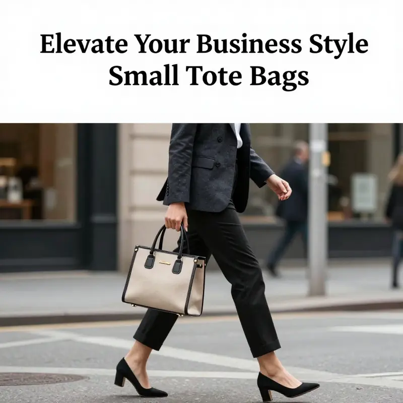 Essential items neatly organized in a small tote bag, showcasing its practicality.