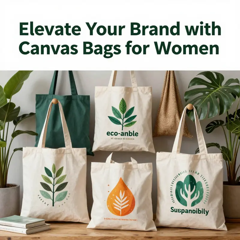 Canvas tote bags showcase their versatility across different occasions.
