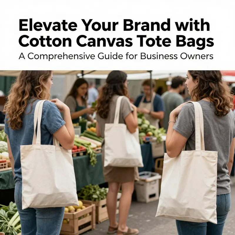 Stylish cotton canvas tote bags exemplifying functionality and design diversity.