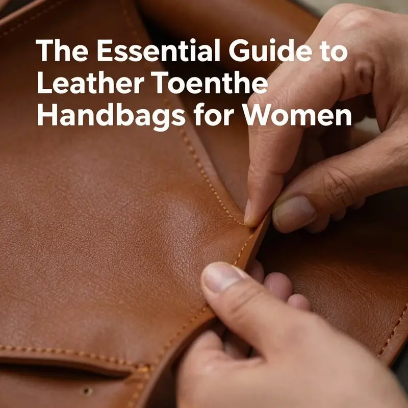 Diverse styles of leather tote handbags, highlighting their features and functionalities.