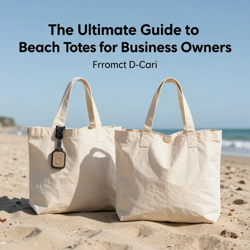 Various materials used in beach tote production, highlighting both durability and sustainability.