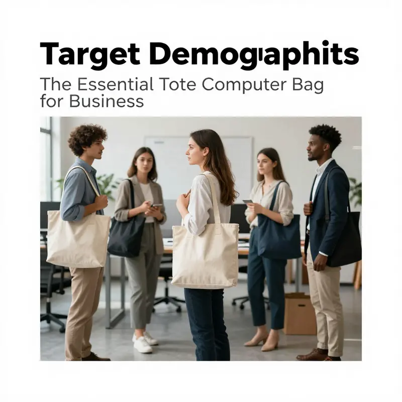 Stylish tote computer bags highlighting their practical features in a modern office setting.