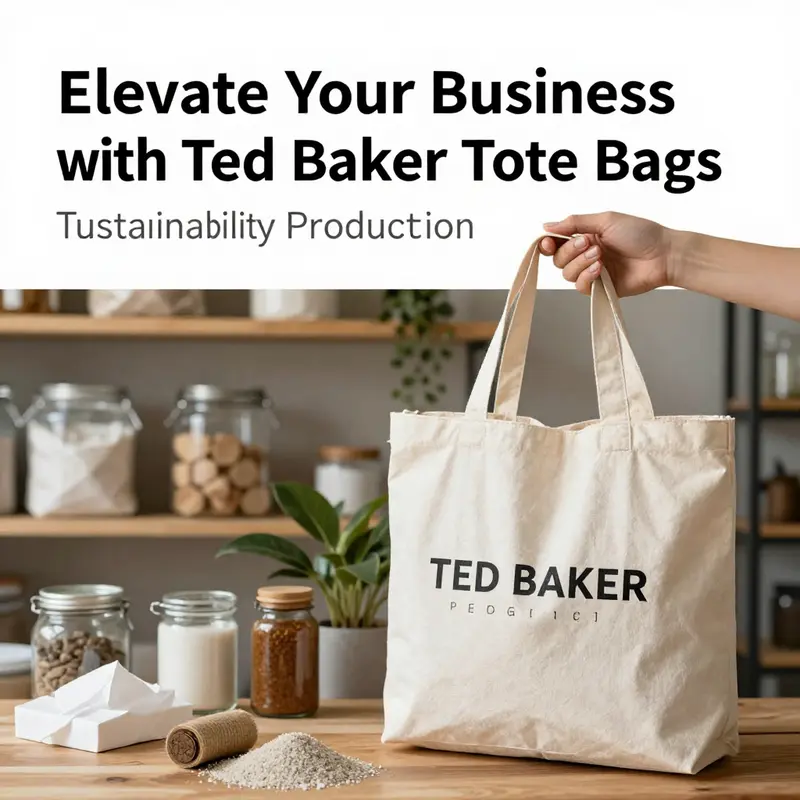 A vibrant display of Ted Baker tote bags highlighting diverse designs and functional styles.