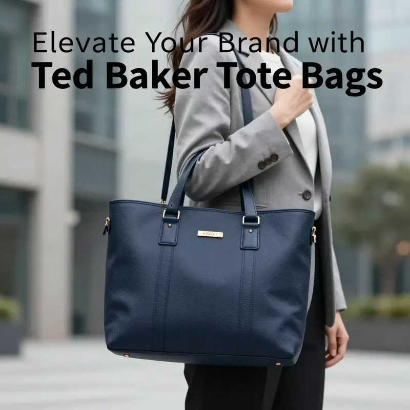 Ted Baker tote bags featuring unique patterns and luxurious materials.