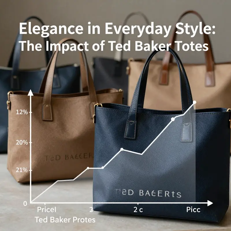 An array of Ted Baker totes emphasizing their standout designs and exemplary craftsmanship.