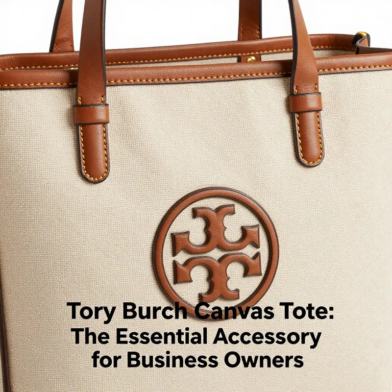 The meticulous design features of the Tory Burch Canvas Tote that appeal to business owners.