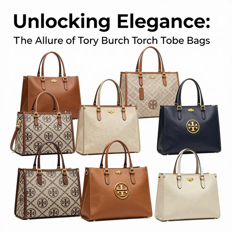 The elegance and craftsmanship of a Tory Burch tote bag featuring the iconic double T logo.