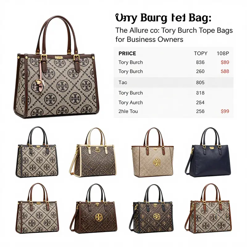 The elegance and craftsmanship of a Tory Burch tote bag featuring the iconic double T logo.