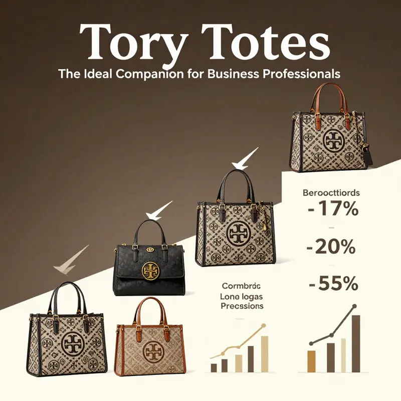 The exquisite design and high-quality materials make Tory Totes a staple for business professionals.