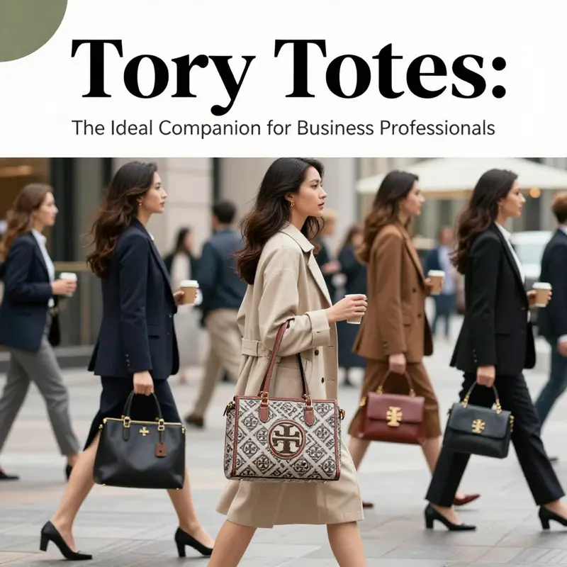 The exquisite design and high-quality materials make Tory Totes a staple for business professionals.