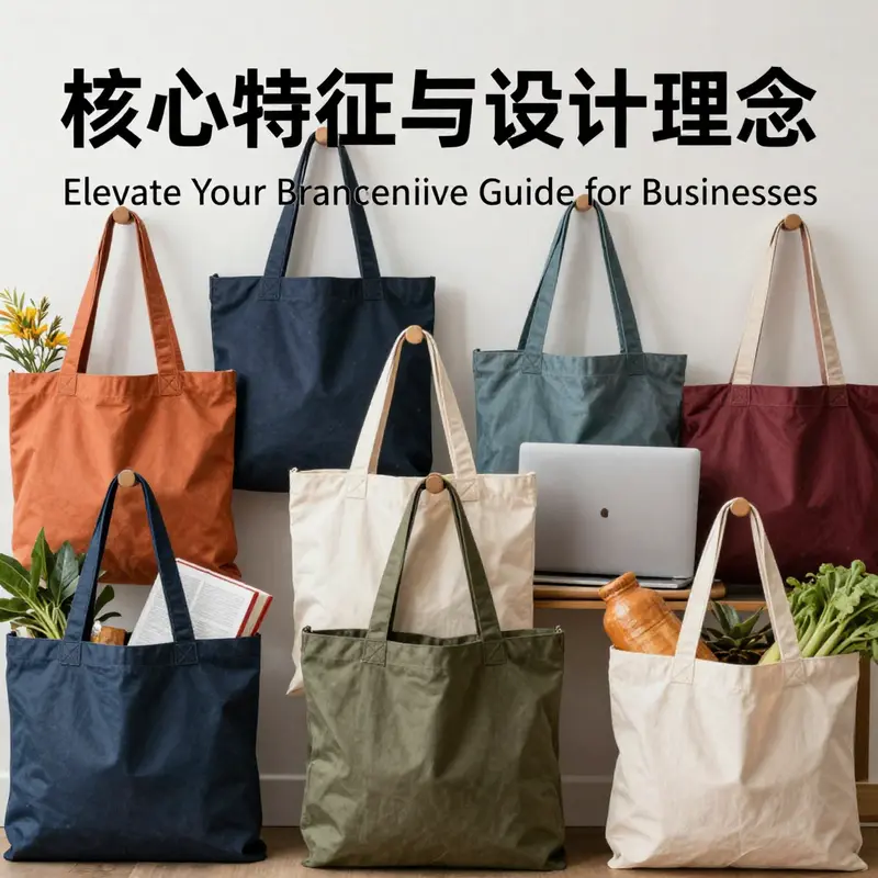 Different styles of tote bags highlighting their versatility and practical design.
