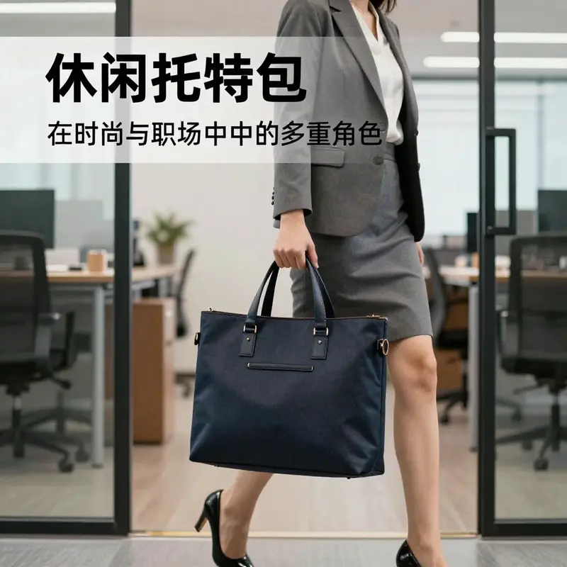 Highlighting the functional design and spaciousness of casual tote bags.