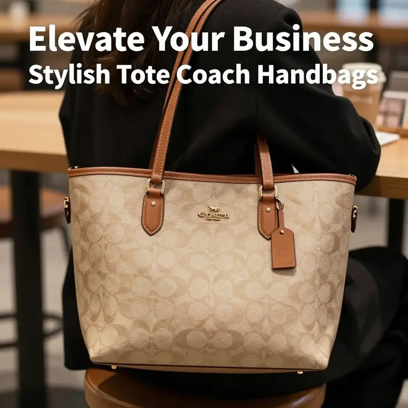 The versatile design of Coach tote bags makes them perfect for both work and casual outings.