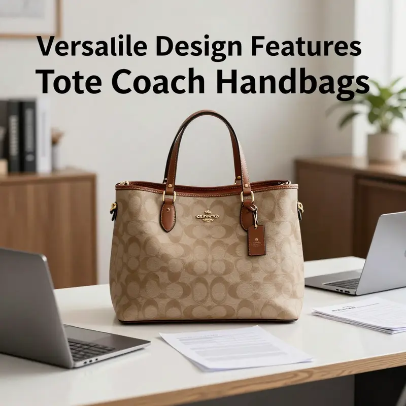 The versatile design of Coach tote bags makes them perfect for both work and casual outings.