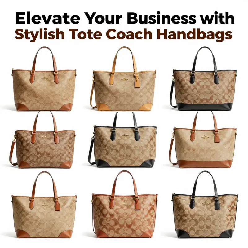 The versatile design of Coach tote bags makes them perfect for both work and casual outings.