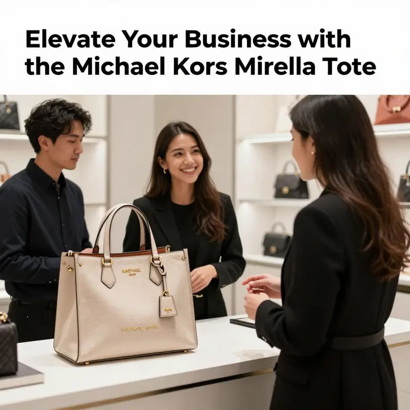 The elegant design and unique features of the Michael Kors Mirella Tote.