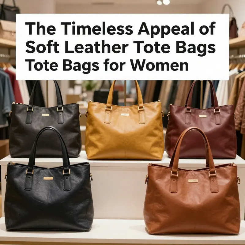 The exquisite craftsmanship and rich texture of soft leather emphasize the quality that women demand in tote bags.