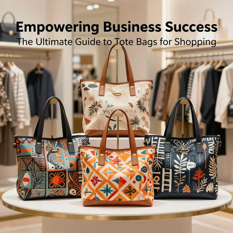 Eco-friendly tote bags are essential for sustainable shopping, reflecting a commitment to the environment.