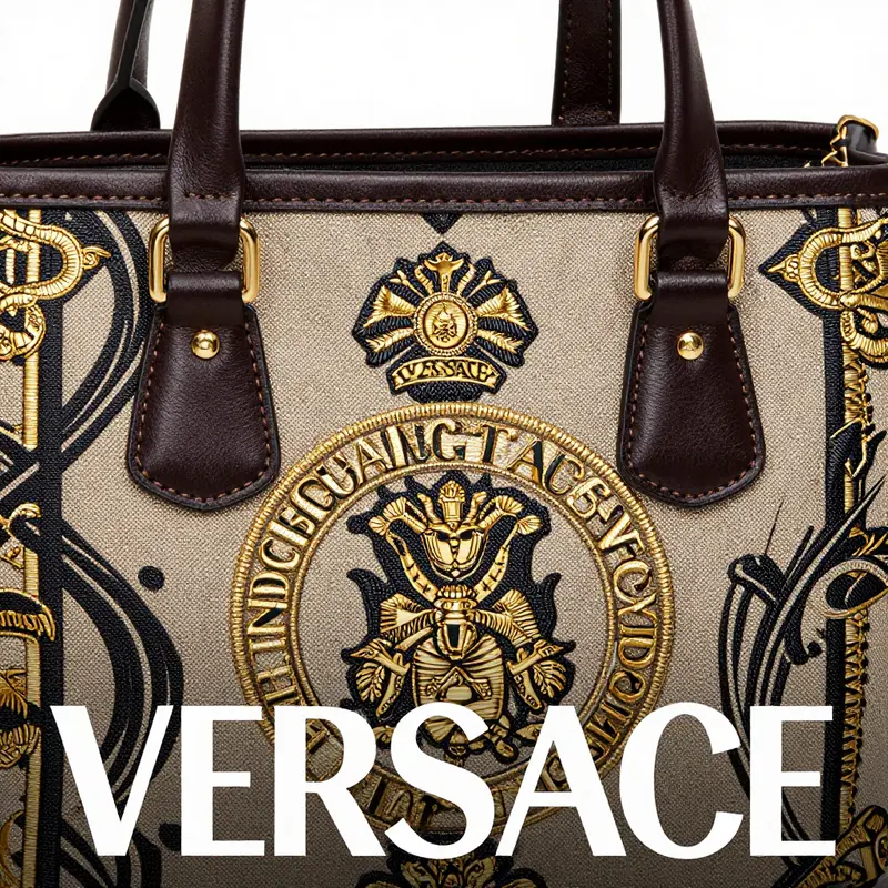 Versace tote bags blend elegance with practicality, perfect for the sophisticated consumer.