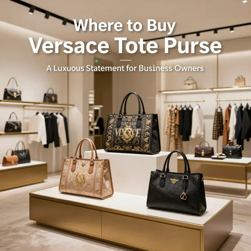 The intricate design elements of the Versace Tote Purse exemplify luxury craftsmanship.