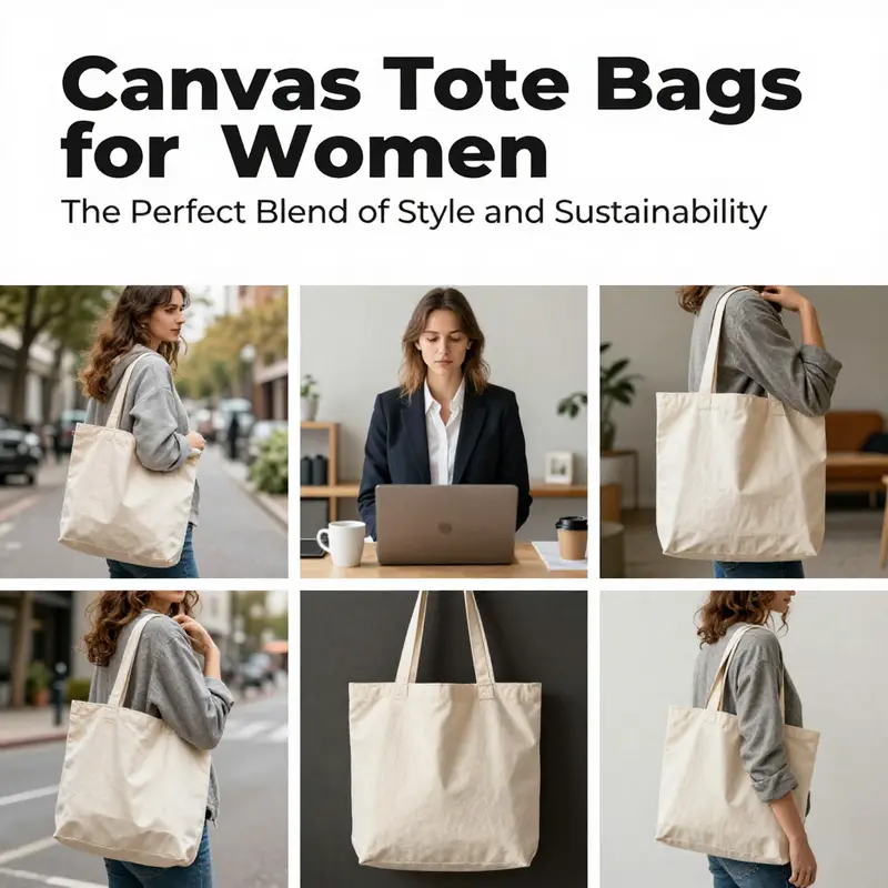 Luxurious canvas tote bags exemplify style and high-end functionality in women’s fashion.