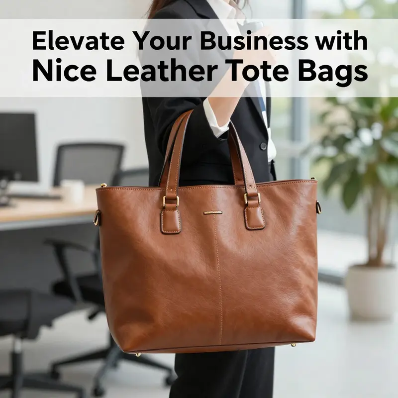 A showcase of luxury leather tote bags representing premium brands and craftsmanship.