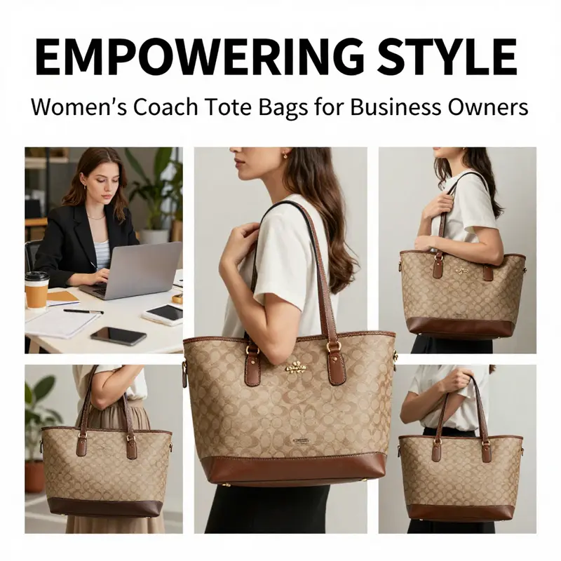 The versatility of Coach tote bags in various aspects of a busy professional’s life.