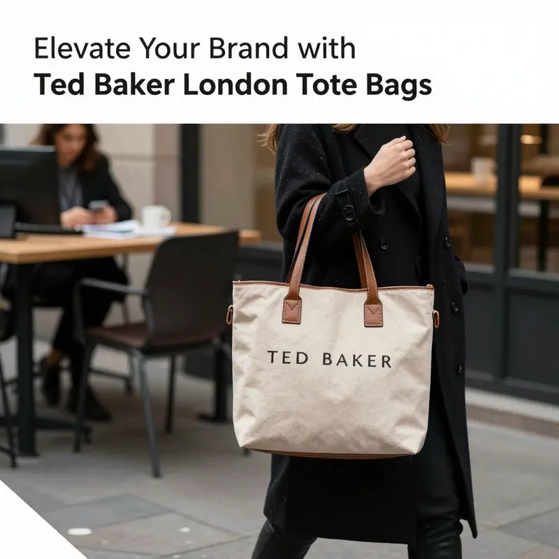 Highlighting the distinctive design elements of Ted Baker London tote bags.