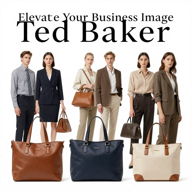 An array of Ted Baker tote bags highlighting their sophisticated design features.