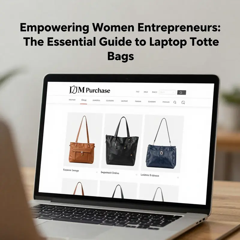 Women carrying fashionable laptop tote bags that blend style and utility.