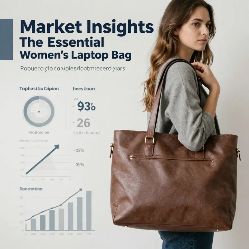 A striking women’s tote laptop bag designed for both protection and style, featuring dedicated compartments for laptops and personal items.