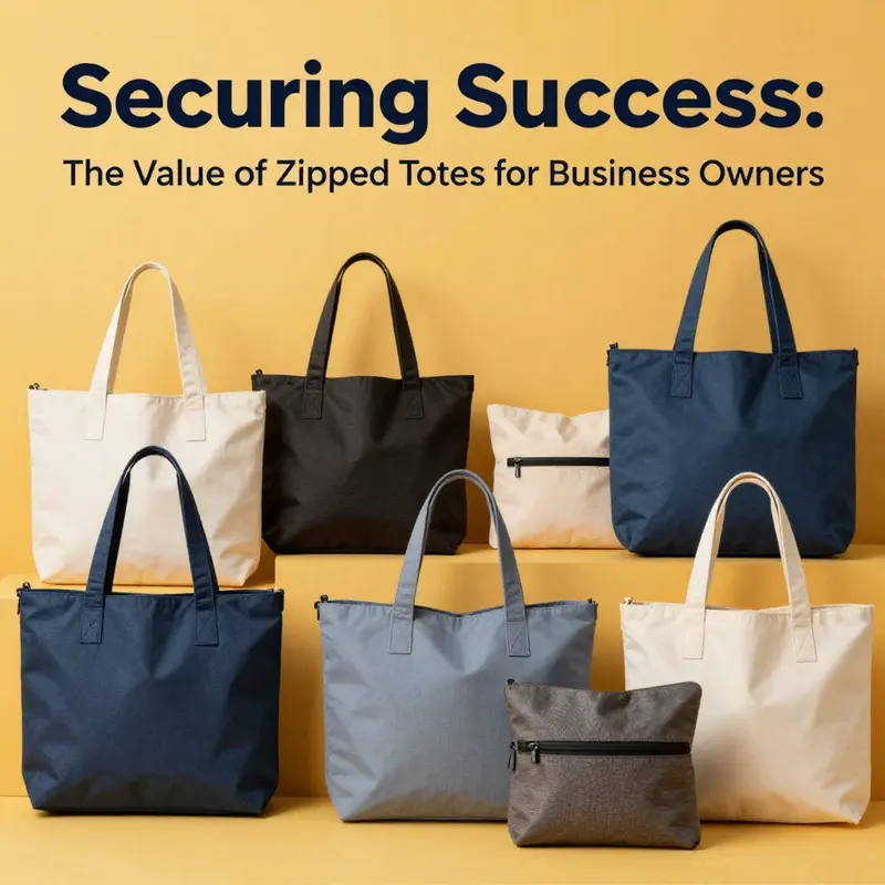 Zippered totes provide essential security for business professionals in crowded urban settings.