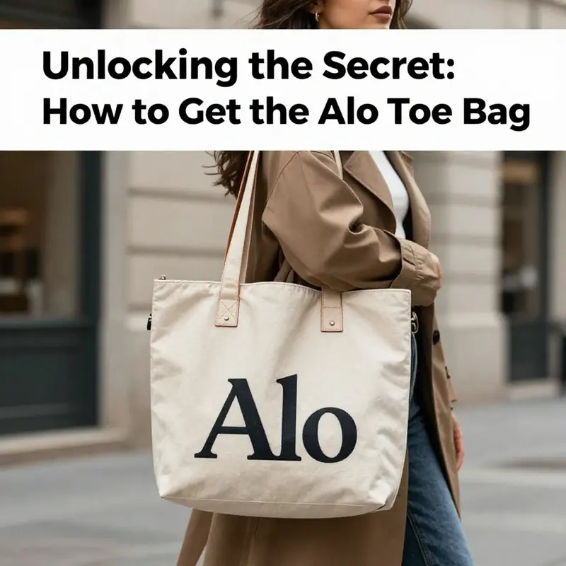 Current promotions for the Alo tote bag highlighting the exclusivity and value of the offer.
