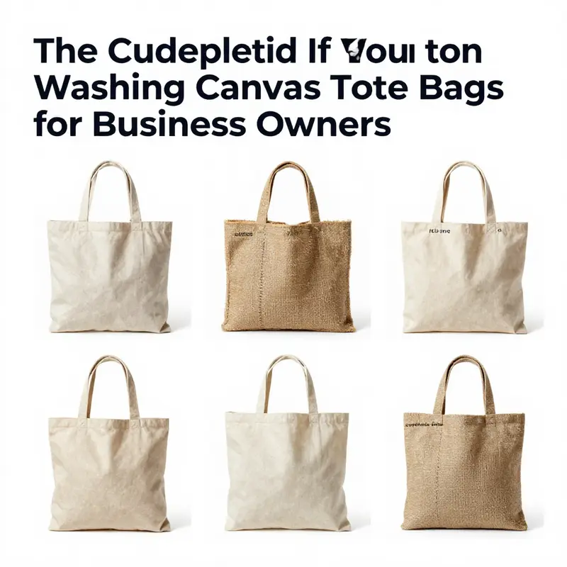 Understanding the different materials of canvas tote bags and their washability.