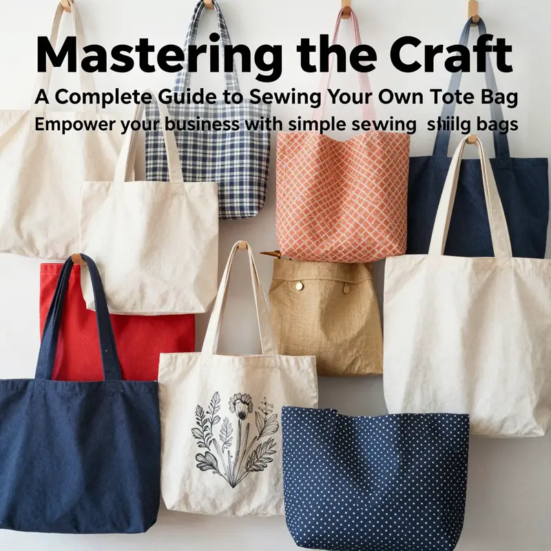 A colorful assortment of tote bags in different styles and designs, highlighting creativity and handmade elements.