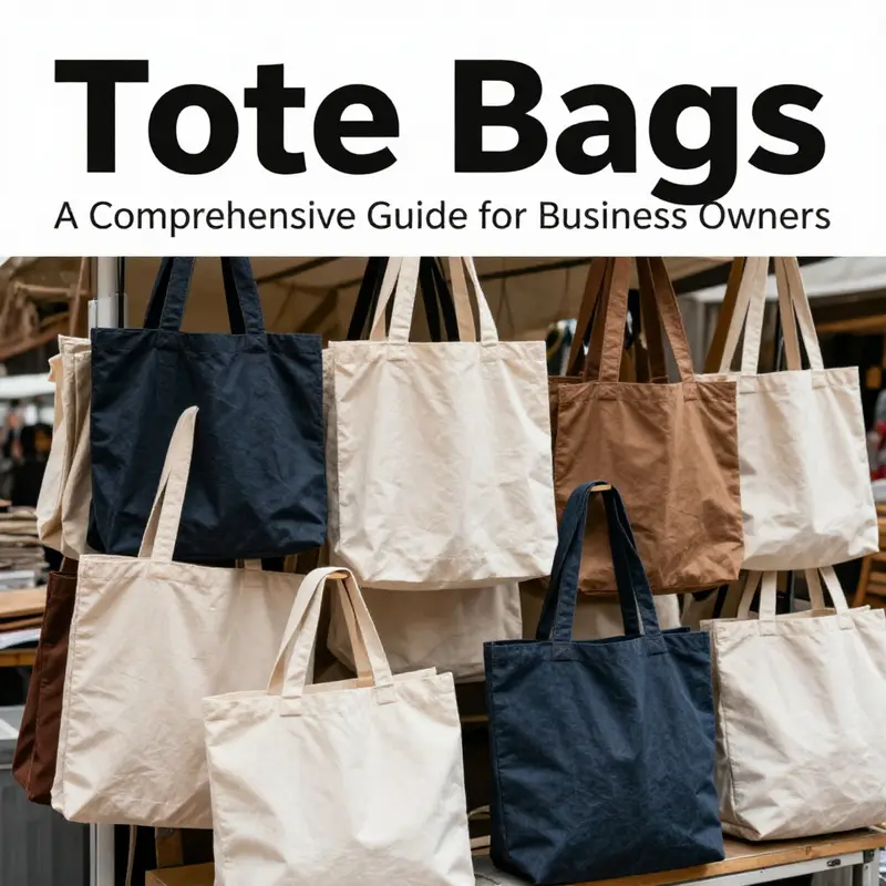 A collection of assorted tote bags displayed in a marketplace, highlighting their diversity and appeal.