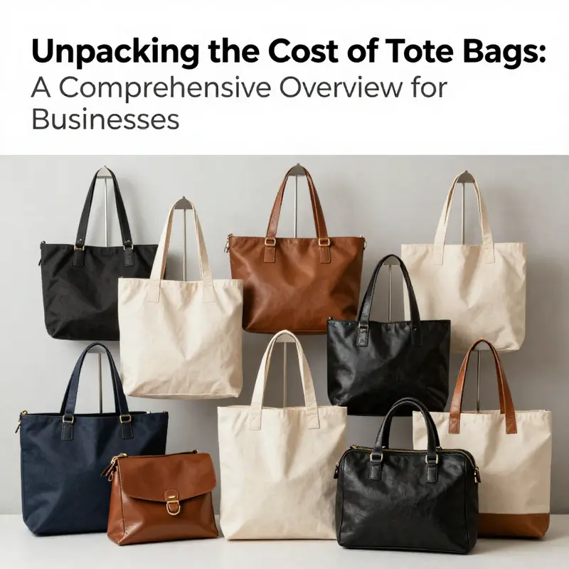 A compilation of various tote bags from budget to luxury, representing the diverse pricing landscape explored in the article.