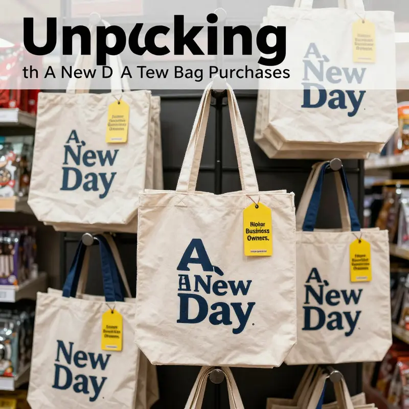 The A New Day tote bag exemplifies versatility in a professional setting, seamlessly integrating into various business environments.