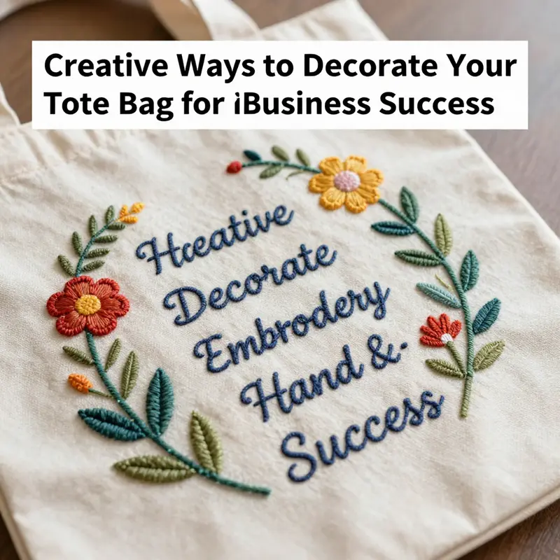 Tote bags transformed with vibrant fabric appliqués, demonstrating creativity in upcycling old clothes.