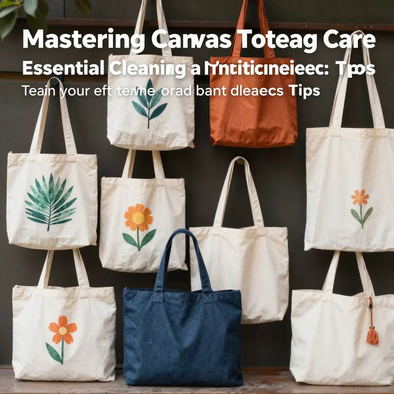 A scenic outdoor display of colorful canvas tote bags, representing eco-conscious fashion and functionality.