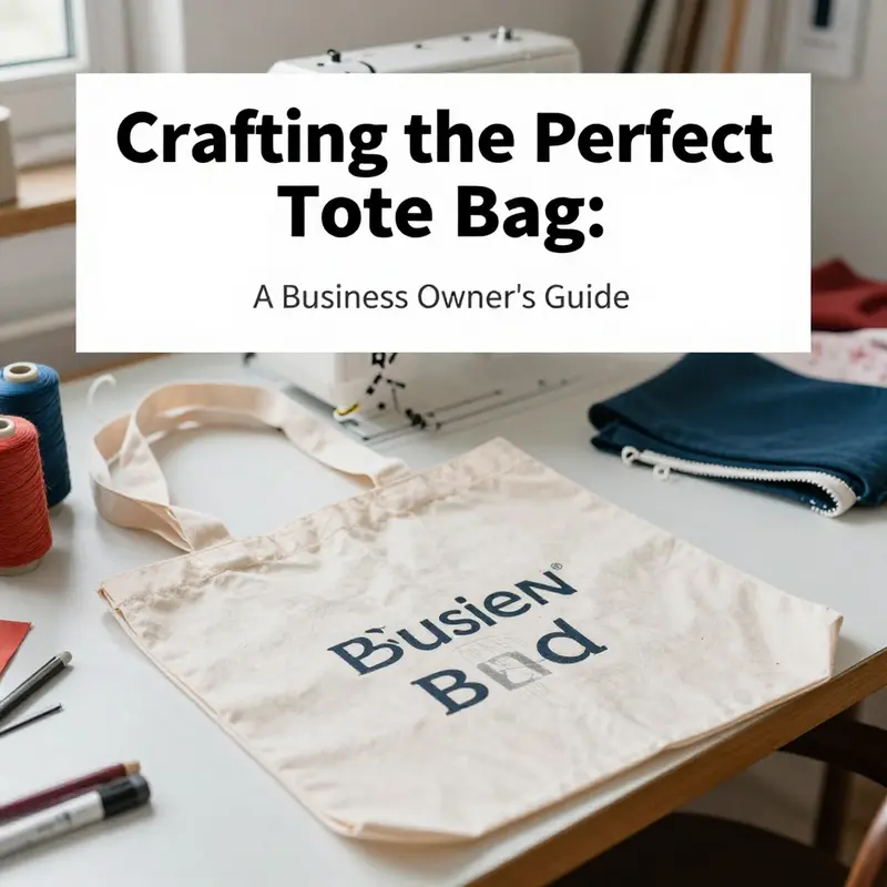 A vibrant crafting workspace featuring an unfinished tote bag and sewing supplies.