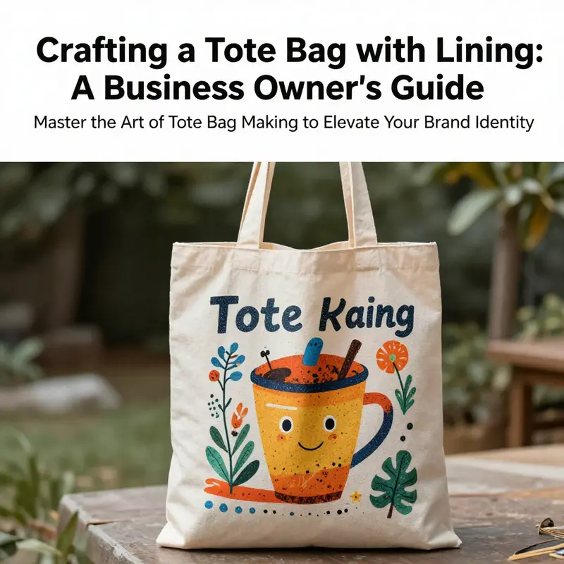 A photo of a vibrant tote bag displayed outdoors, illustrating its practical use and stylish design.