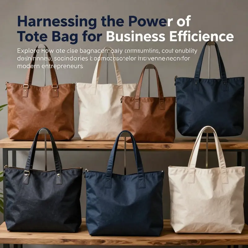An assortment of stylish tote bags in various colors and materials, representing their versatility and functionality.