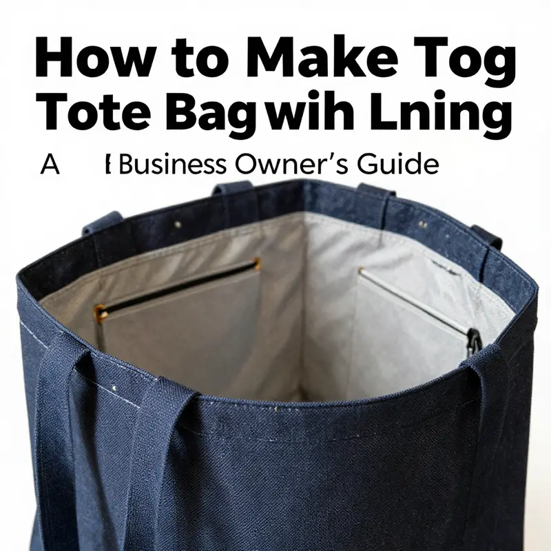 Essential materials for crafting a tote bag with lining.