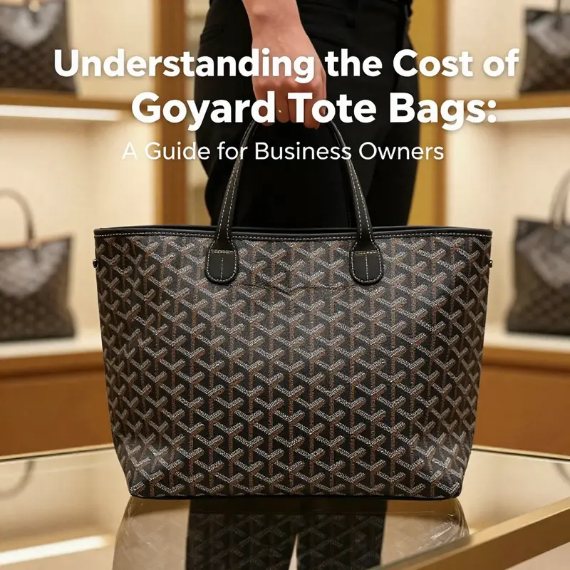 A variety of new Goyard tote bags exemplifying their luxury and style.
