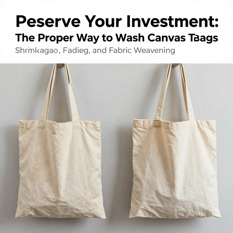 Essential tools and procedures for safely cleaning canvas tote bags.