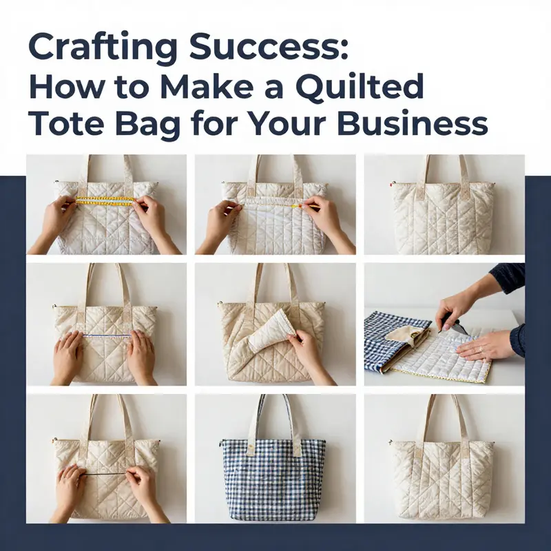 A comprehensive overview of materials needed for crafting a quilted tote bag.