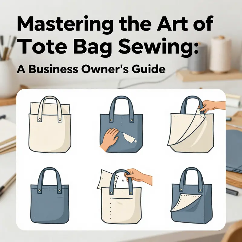 A diverse array of fabric choices essential for crafting a sturdy tote bag.