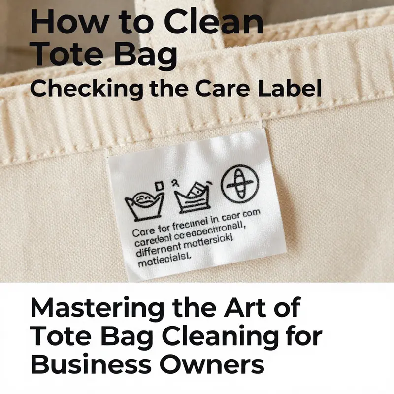 Understanding care labels is essential for the initial cleaning steps of tote bags.