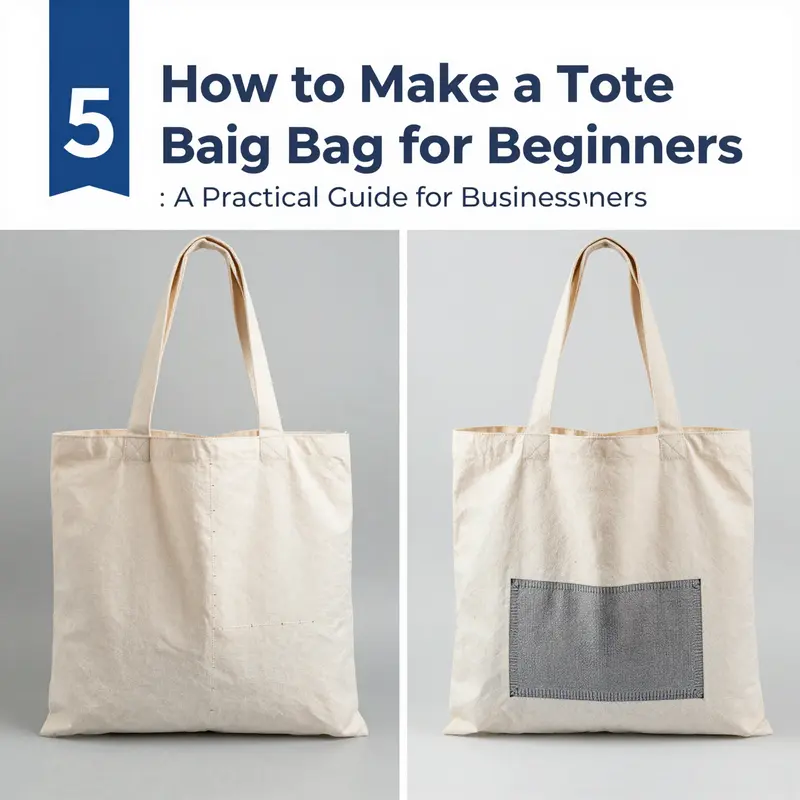 Essential materials laid out for creating a beginner-friendly tote bag project.